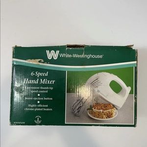 White-Westinghouse 6-Speed Hand Mixer